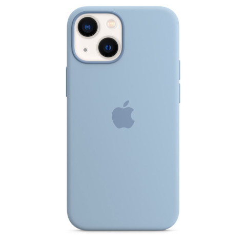 Чехол LUX Silicone Case на iPhone 13 Blue fog with MagSafe